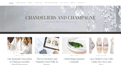 Desktop Screenshot of chandeliersandchampagne.com